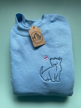 Load image into Gallery viewer, Scottish Terrier Outline Sweatshirt - Gifts for Scottie dog owners and lovers.