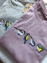 Load image into Gallery viewer, British Garden Birds T-shirt- Gifts for bird watchers and nature lovers