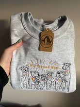 Load image into Gallery viewer, Rescue Dog Embroidered Sweatshirt - For rescue dog parents