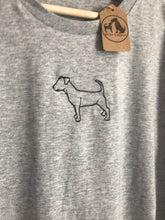Load image into Gallery viewer, Embroidered Jack Russell Terrier T-Shirt - Gifts for Jack Russell lovers and owners