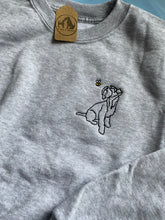 Load image into Gallery viewer, Schnauzer Outline Sweatshirt - Gifts for miniature/ standard schnauzer owners and lovers.
