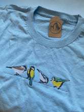 Load image into Gallery viewer, OLD STOCK BIRDS T-shirt- sky blue - XL