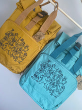 Load image into Gallery viewer, Dog Club Backpack for Dog Lovers and Owners- colourful embroidered compact rucksack  for your adventures