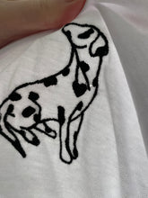 Load image into Gallery viewer, IMPERFECT- dalmatian T-shirt  3XL/ WHITE