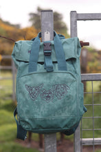 Load image into Gallery viewer, Custom Backpack for Dog Lovers and Owners- colourful embroidered recycled rucksack for your adventures