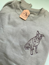 Load image into Gallery viewer, Imperfect dog Sweatshirt - Size S- Dusty Green
