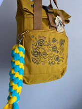 Load image into Gallery viewer, Intergalactic Dogs Backpack for Dog Lovers and Owners- colourful embroidered compact rucksack ack for your adventures