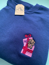 Load image into Gallery viewer, Christmas Puppy Present  Sweatshirt - Festive dogs sweater for dog lovers