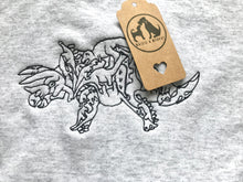 Load image into Gallery viewer, Embroidered Triceratops Dinosaur Sweatshirt
