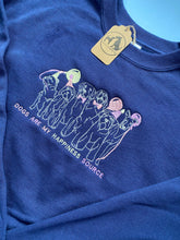 Load image into Gallery viewer, Embroidered Dog Party Sweatshirt - ‘Dogs are my happiness source’