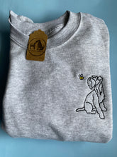 Load image into Gallery viewer, Schnauzer Outline Sweatshirt - Gifts for miniature/ standard schnauzer owners and lovers.