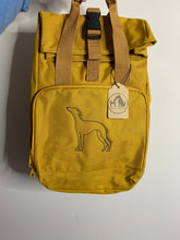 Load image into Gallery viewer, Dog Breed Silhouette Backpack for Dog Lovers and Owners- colourful embroidered compact rucksack for your adventures