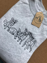 Load image into Gallery viewer, Embroidered Chihuahua Sweatshirt - For long or short haired chihuahua owners.