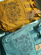 Load image into Gallery viewer, Dog Club Backpack for Dog Lovers and Owners- colourful embroidered compact rucksack  for your adventures