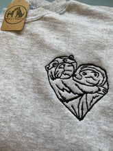 Load image into Gallery viewer, Heart Otter Sweatshirt - For animal Lovers