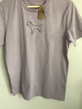 Load image into Gallery viewer, Embroidered Border Terrier T-Shirt - Gifts for terrier lovers and owners
