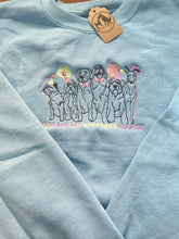 Load image into Gallery viewer, Embroidered Dog Party Sweatshirt - ‘Dogs are my happiness source’