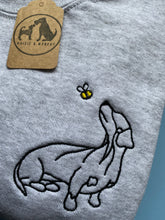 Load image into Gallery viewer, Spring Dachshund Outline Sweatshirt - Gifts for sausage dog owners and lovers.
