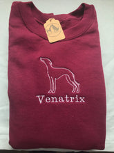 Load image into Gallery viewer, Custom Silhouette Style Sweatshirt - Outline only  - Gifts for dog / cat lovers