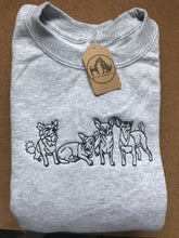 Load image into Gallery viewer, Embroidered Chihuahua Sweatshirt - For long or short haired chihuahua owners.