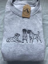 Load image into Gallery viewer, Embroidered Rottweiler Sweater - Gifs for Rottie Lovers and owners