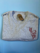 Load image into Gallery viewer, OLD STOCK alpaca T-shirt- grey L