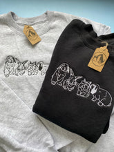 Load image into Gallery viewer, Embroidered Bunny Rabbit Sweatshirt - Gift for bunny lovers &owners