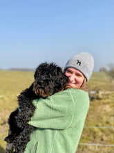 Load image into Gallery viewer, Breed silhouette Beanie hat. The cutest mini dog silhouette beanie hat for dog parents