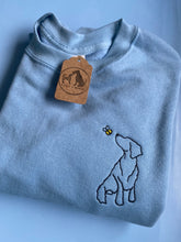 Load image into Gallery viewer, Spring Cocker Spaniel Outline Sweatshirt - Gifts for working cocker spaniel, water spaniel and alpine spaniel owners and lovers.