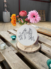 Load image into Gallery viewer, Custom Embroidered Decorative Hoop - Display your special memories in your home