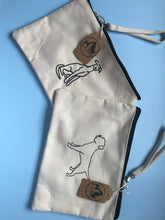 Load image into Gallery viewer, Dog Lover Accessories Pouch / Make up bag / travel bag / sewing bag.