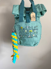 Load image into Gallery viewer, Spring Dogs Backpack for Dog Lovers and Owners- colourful embroidered compact rucksack for your adventures