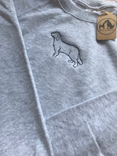 Load image into Gallery viewer, Embroidered Golden Retriever Silhouette Sweatshirt- Gifts for Goldie lovers and owners