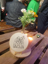 Load image into Gallery viewer, Custom Embroidered Decorative Hoop - Display your special memories in your home