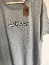 Load image into Gallery viewer, British Garden Birds T-shirt- Gifts for bird watchers and nature lovers