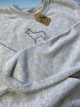 Load image into Gallery viewer, Embroidered GSD Silhouette Sweatshirt- Gifts for German Shepherd Dog lovers and owners