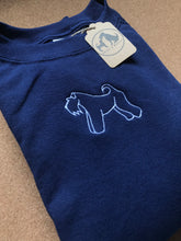Load image into Gallery viewer, Embroidered Kerry Blue Silhouette Sweatshirt- Gifts for Kerry blue terrier lovers and owners
