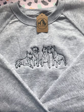 Load image into Gallery viewer, Embroidered Bull Terrier Sweatshirt - Gifts for English bully owners & lovers