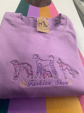 Load image into Gallery viewer, Fashion Show Sighthound Sweatshirt - For Dog Lovers