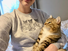 Load image into Gallery viewer, Custom Embroidered Pet Sweatshirt - For Animal Lovers