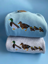 Load image into Gallery viewer, Mallard Duck Sweatshirt- cute little duck family gifts