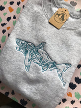 Load image into Gallery viewer, Colourful Shark Sweatshirt - Gifts for Marine Life Lovers