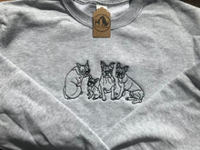 Load image into Gallery viewer, Embroidered Boston Terrier Sweatshirt - Gifts for dog lovers & owners