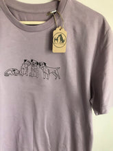 Load image into Gallery viewer, Embroidered Border Terrier T-Shirt- Organic cotton tee for dog lovers