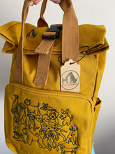 Load image into Gallery viewer, Dog Club Backpack for Dog Lovers and Owners- colourful embroidered compact rucksack  for your adventures