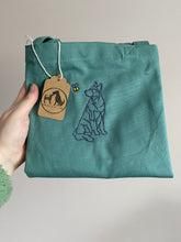 Load image into Gallery viewer, Embroidered Spring Time Tote Bag - gifts for dog owners
