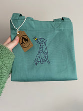 Load image into Gallery viewer, Embroidered Spring Time Tote Bag - gifts for dog owners