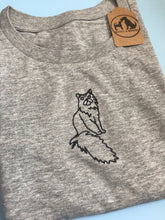 Load image into Gallery viewer, Fluffy Cat Organic T-shirt- Gifts for Persian/ rag doll lovers and owners.