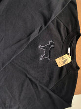 Load image into Gallery viewer, Embroidered Border Terrier Silhouette Sweatshirt- Gifts for Terrier lovers and owners