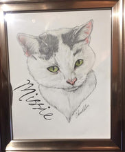 Load image into Gallery viewer, Custom Hand Drawn Pet Portrait - Head and Bust Only